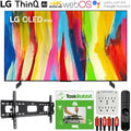 LG OLED83C2PUA 83" HDR 4K Smart OLED TV (2022) + TaskRabbit Installation Bundle