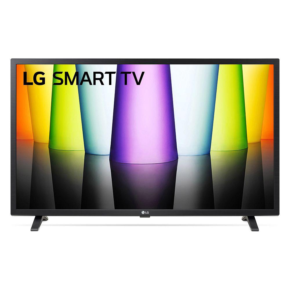 LG 32LQ630BPUA 32" HDR Smart LCD HD TV (2022) with Deco Home 60W Soundbar Bundle