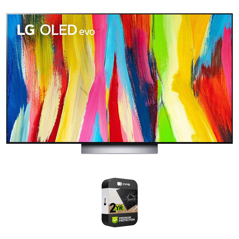 LG OLED55C2PUA 55 Inch HDR 4K Smart OLED TV (2022) w/ 2 Year Extended Warranty