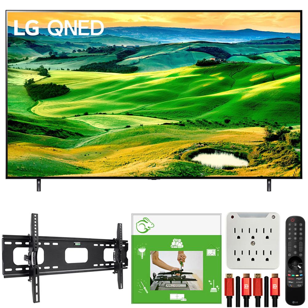 LG 75QNED80UQA 75" QNED Mini-LED Smart TV 2022 + TaskRabbit Installation Bundle