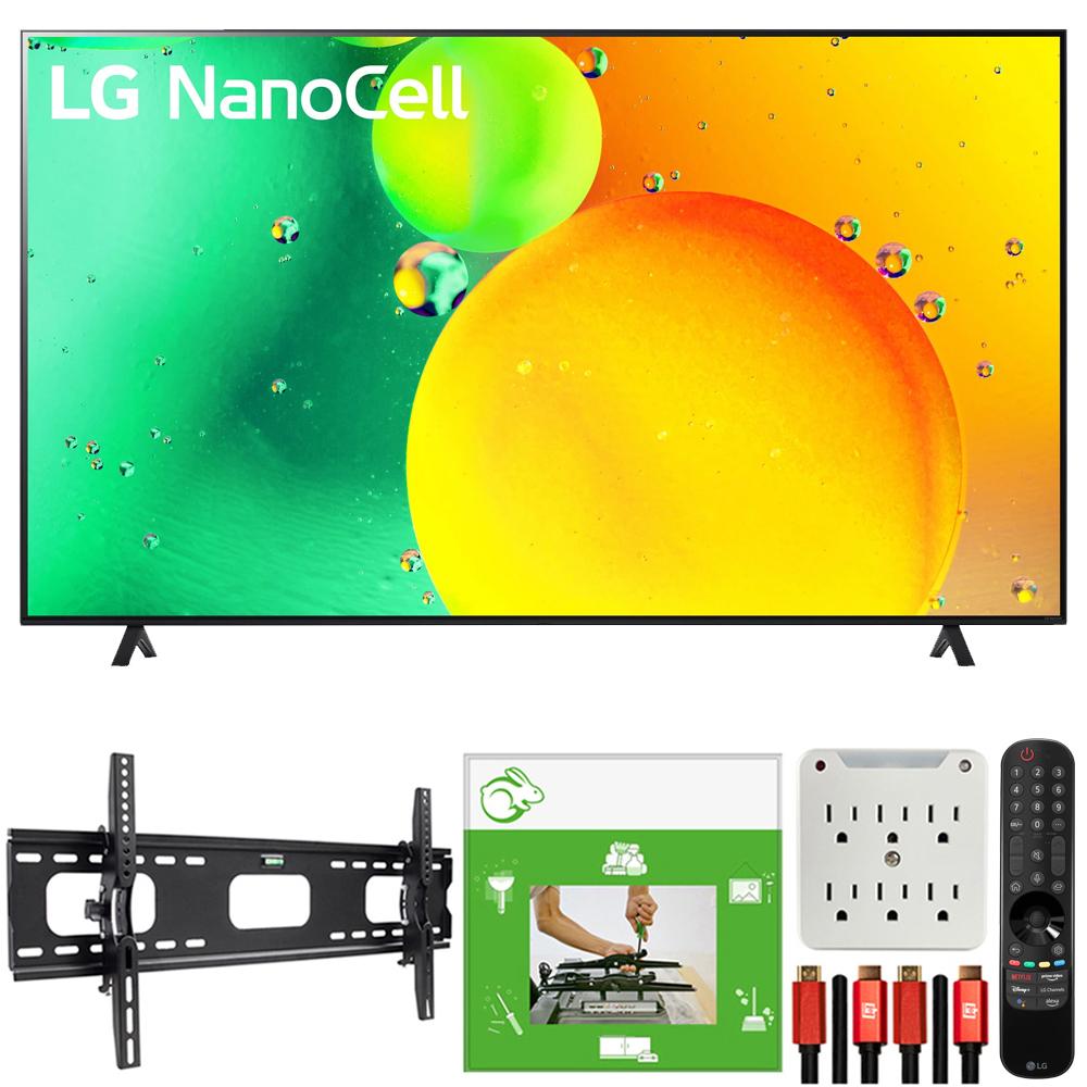 LG 43" HDR 4K UHD Smart NanoCell LED TV 2022 + TaskRabbit Installation Bundle