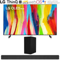 LG OLED65C2PUA 65" HDR 4K Smart OLED TV 2022 w/ LG SP7Y High Res Audio Sound Bar