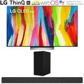 LG OLED55C2PUA 55" HDR 4K Smart OLED TV 2022 w/ LG SP7Y High Res Audio Sound Bar