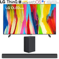 LG OLED65C2PUA 65" HDR 4K Smart OLED TV 2022 w/ LG S65Q High Res Audio Sound Bar