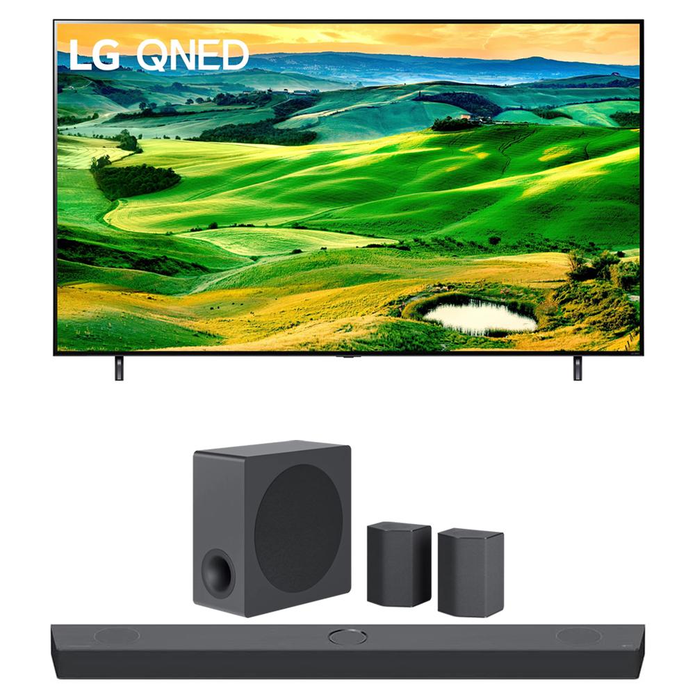 LG 75QNED80UQA 75" QNED Mini-LED Smart TV 2022 w/ LG S95QR High Res Audio Sound Bar
