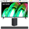 LG 65" A2 Series 4K HDR Smart TV AI ThinQ 2022 w/ LG S65Q High Res Audio Sound Bar