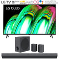LG 65" A2 Series 4K HDR Smart TV AI ThinQ 2022 w/ LG S95QR High Res Audio Sound Bar