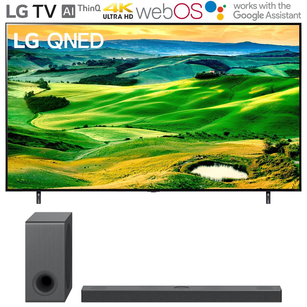 LG 75QNED80UQA 75" QNED Mini-LED Smart TV 2022 w/ LG S80QY High Res Sound Bar