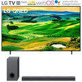 LG 75QNED80UQA 75" QNED Mini-LED Smart TV 2022 w/ LG S80QY High Res Sound Bar