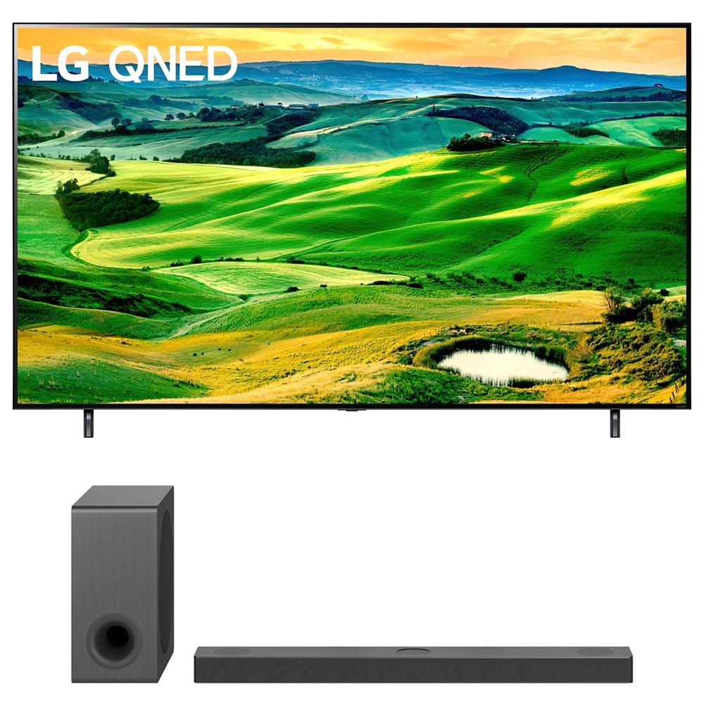 LG 75QNED80UQA 75" QNED Mini-LED Smart TV 2022 w/ LG S80QY High Res Sound Bar