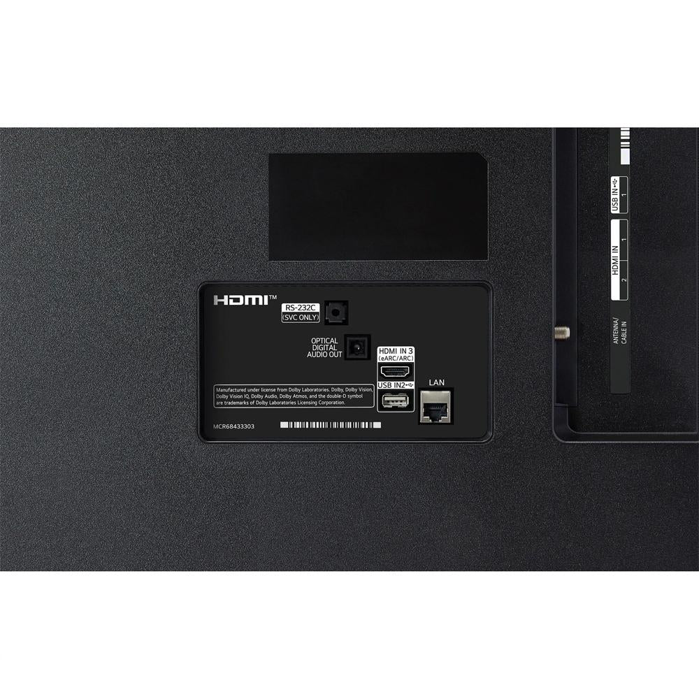 LG 65 Inch A2 Series 4K Smart TV With AI ThinQ 2022 + Sound Bar and Rear Speaker