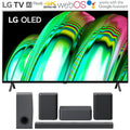 LG 65" A2 Series 4K HDR Smart TV 2022 + LG S80QY Soundbar + Rear Speaker Kit