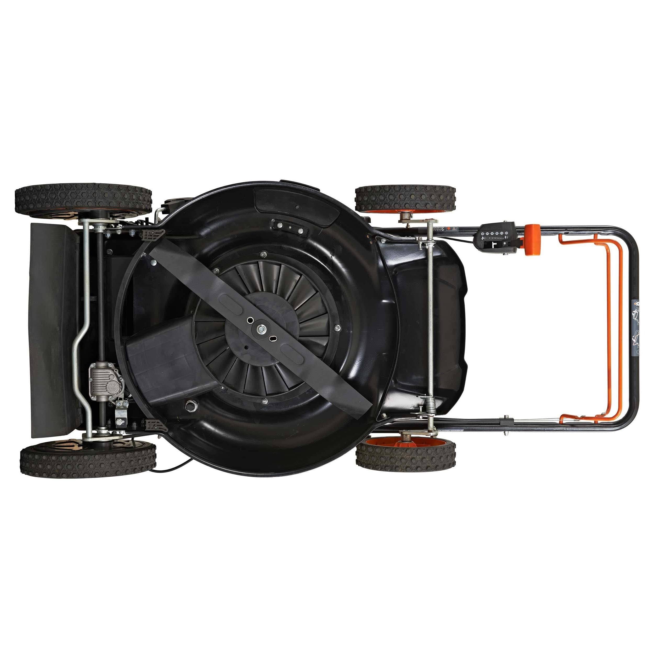 YARDMAX YG2760 22 in. 201 CC Select Pace 6 Speed CVT High Wheel RWD 3-in-1 GAS Walk Behind Self Propelled Lawn Mower