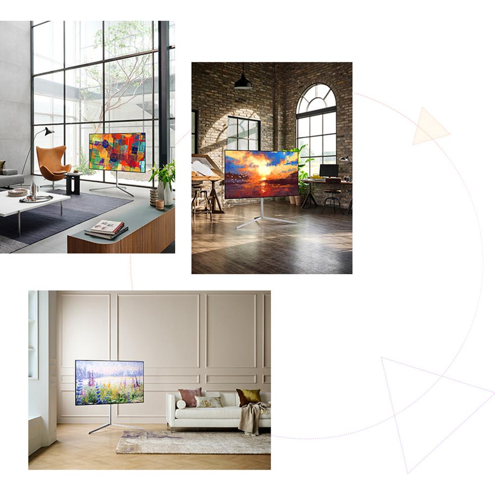 LG OLED55G1PUA 55" OLED evo Gallery TV 2021 + LG S75Q High Res Audio Sound Bar