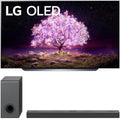 LG 83 inch Class 4K Smart OLED TV with AI ThinQ 2021 Model + LG Sound Bar System