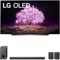 LG 83 inch Class 4K Smart OLED TV w/ AI ThinQ 2021 Model + LG 9.1.5 ch Sound Bar