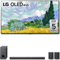 LG 65 Inch OLED evo Gallery TV 2021 Model + LG 9.1.5 ch High Res Audio Sound Bar
