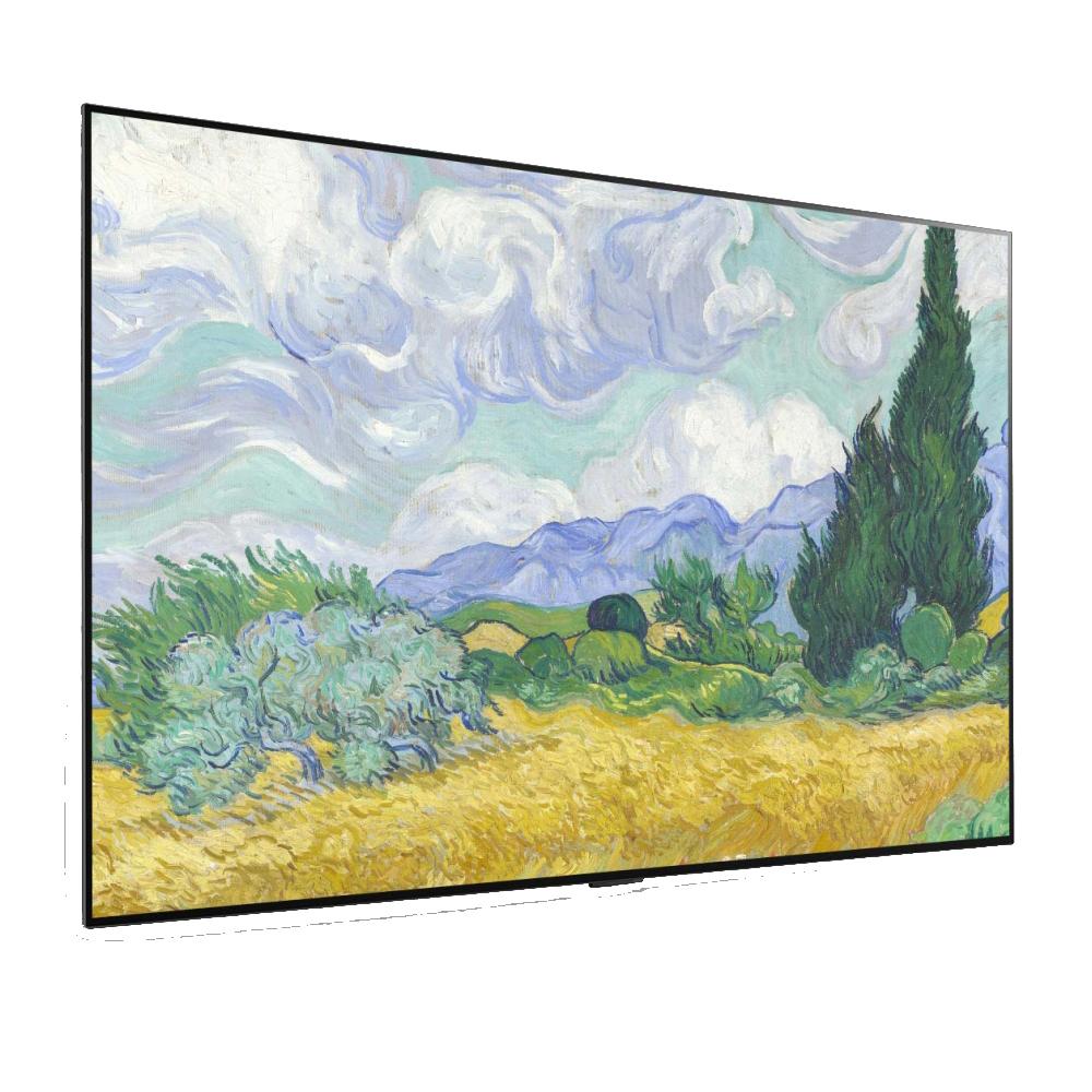 LG 77 Inch OLED evo Gallery TV 2021 Model + LG 9.1.5 ch High Res Audio Sound Bar