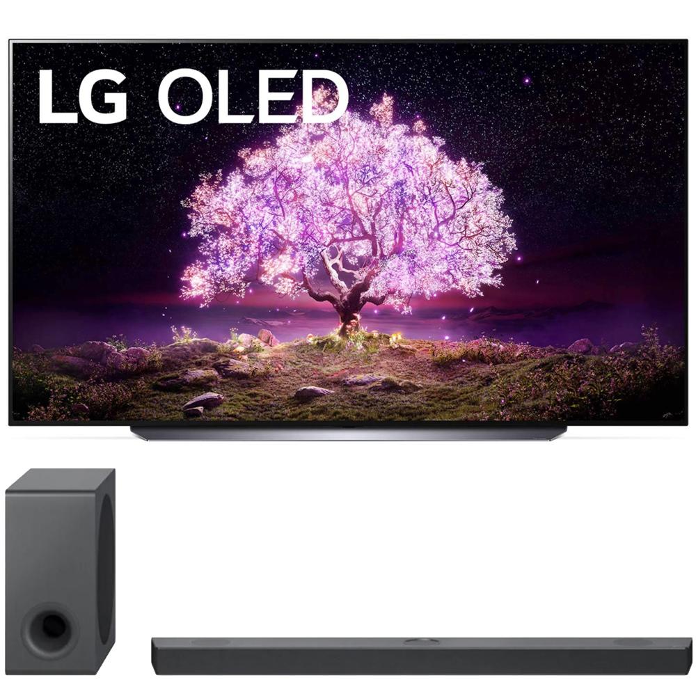 LG 83" Class 4K Smart OLED TV w/AI ThinQ (2021) + S90QY 5.1.3 ch Audio Sound Bar