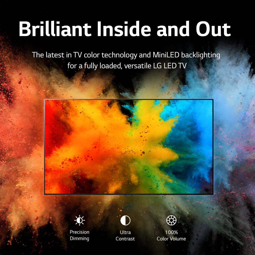 LG 75QNED85UQA 75 Inch HDR 4K Smart QNED Mini-LED TV (2022)