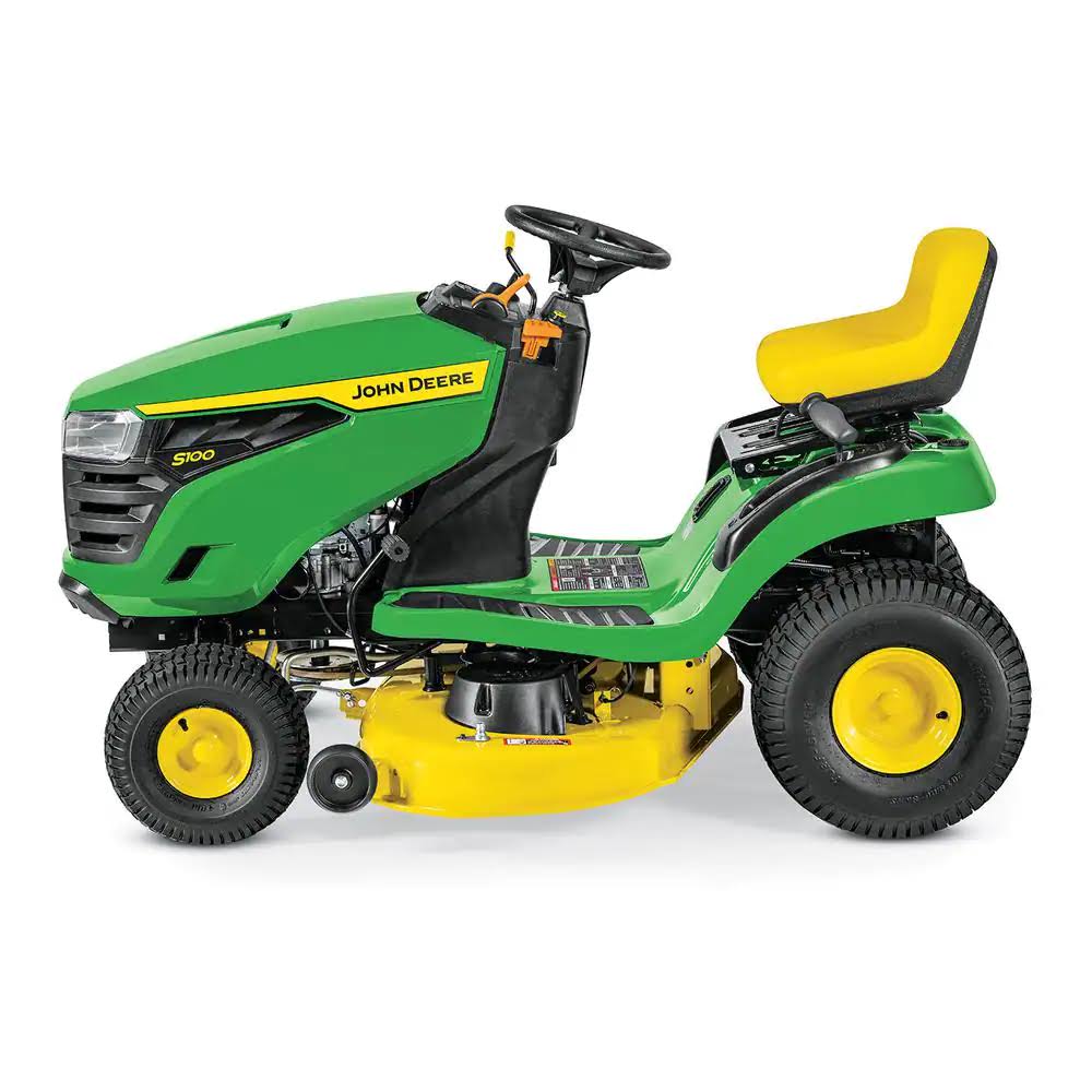 John Deere S100 42 in. 17.5 HP GAS Hydrostatic Riding Lawn Tractor