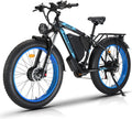 Electric Bike for Adults, 48V 22Ah Fat Tire Ebike Dual Motor AWD 2000W 35MPH