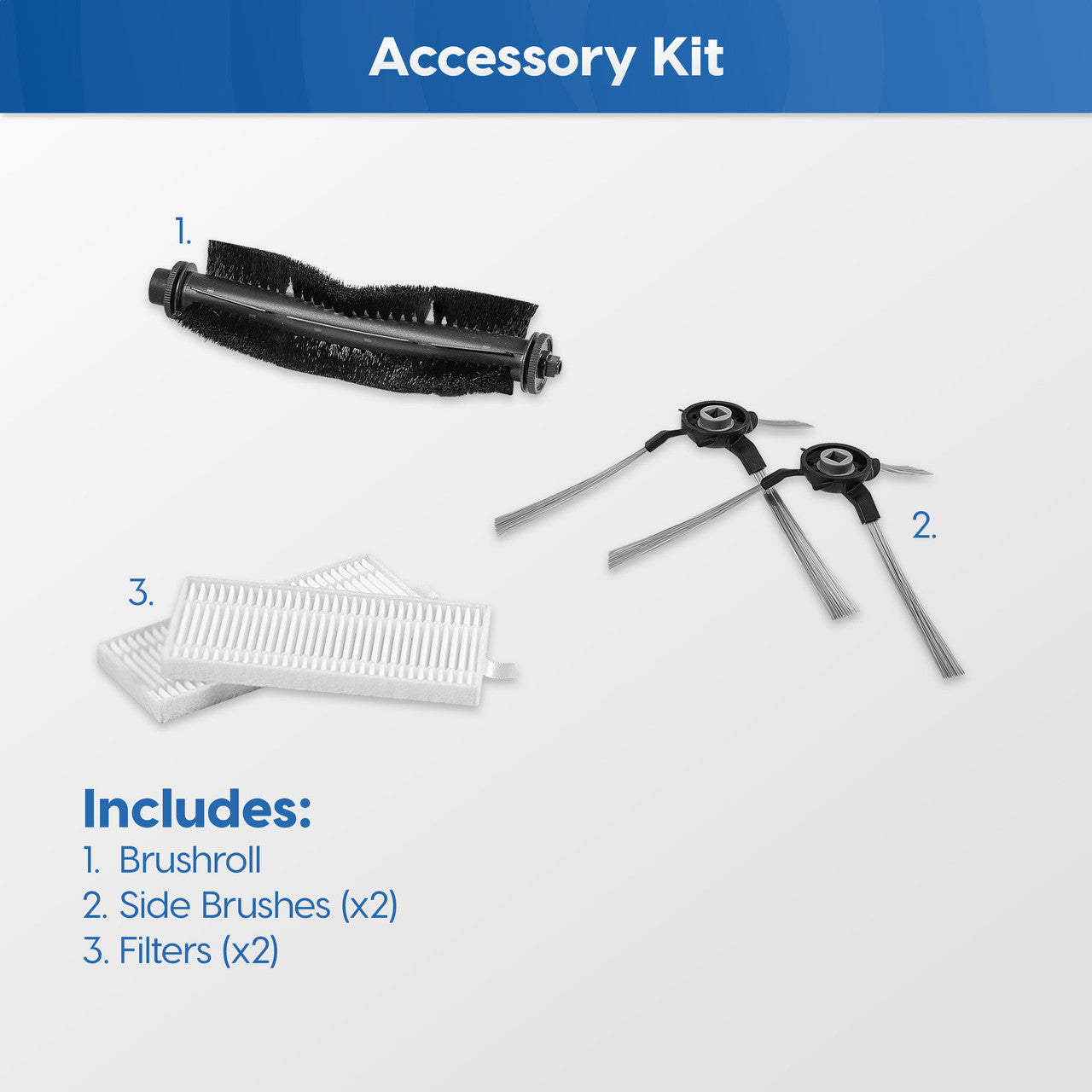 Vacmaster Robot Vacuum Accessory Kit, 952447