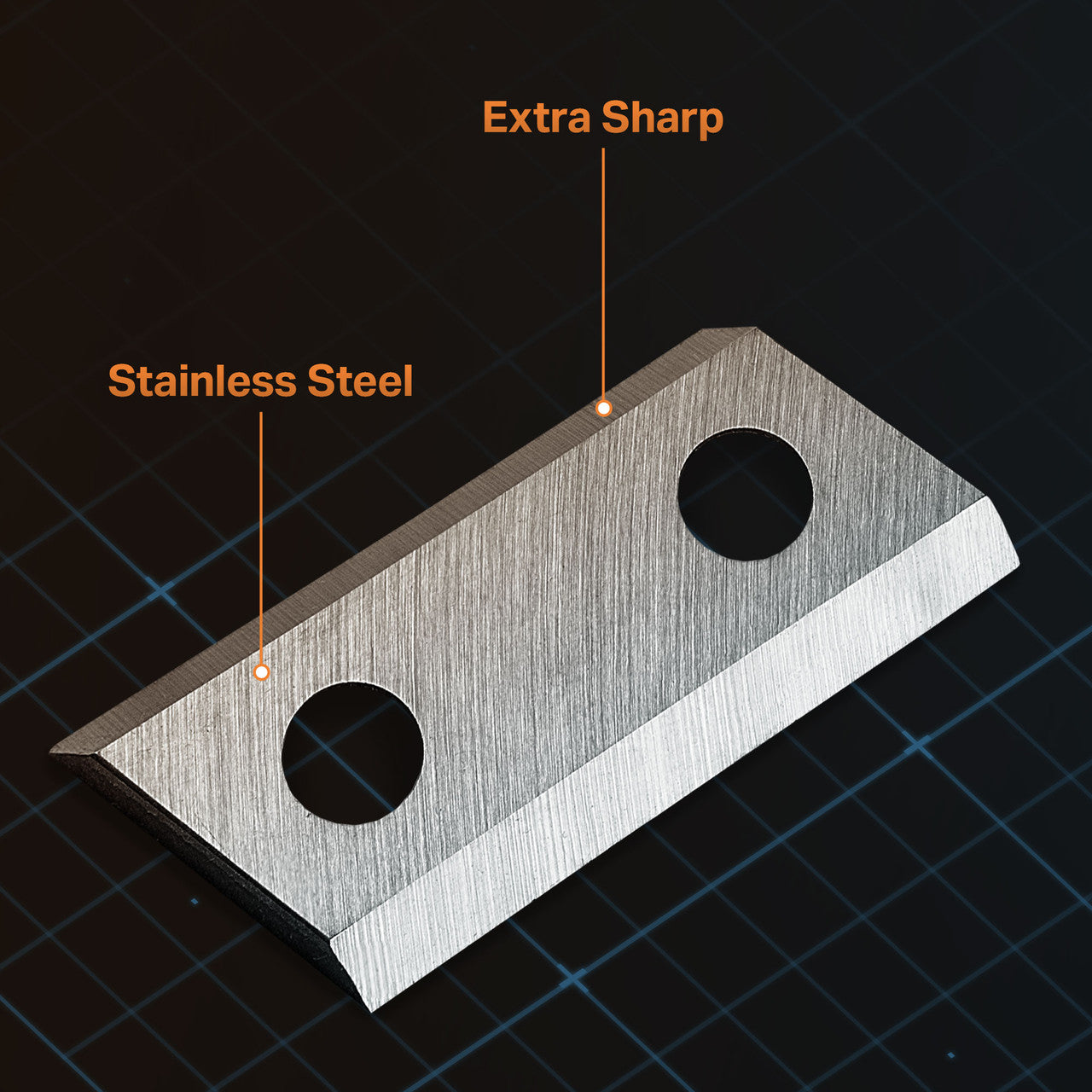 LawnMaster Replacement Chipper Shredder Blades with Screws
