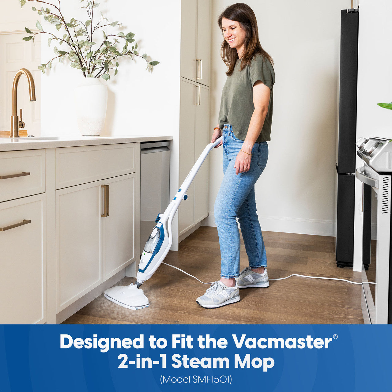 Vacmaster Replacement Mop Pads for 2-in-1 Steam Mop, 952779