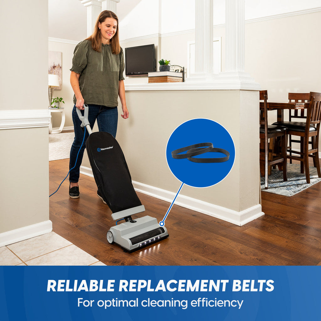 Vacmaster Replacement Belts for Ultra Lightweight Bagged Upright Vacuum, UB0402
