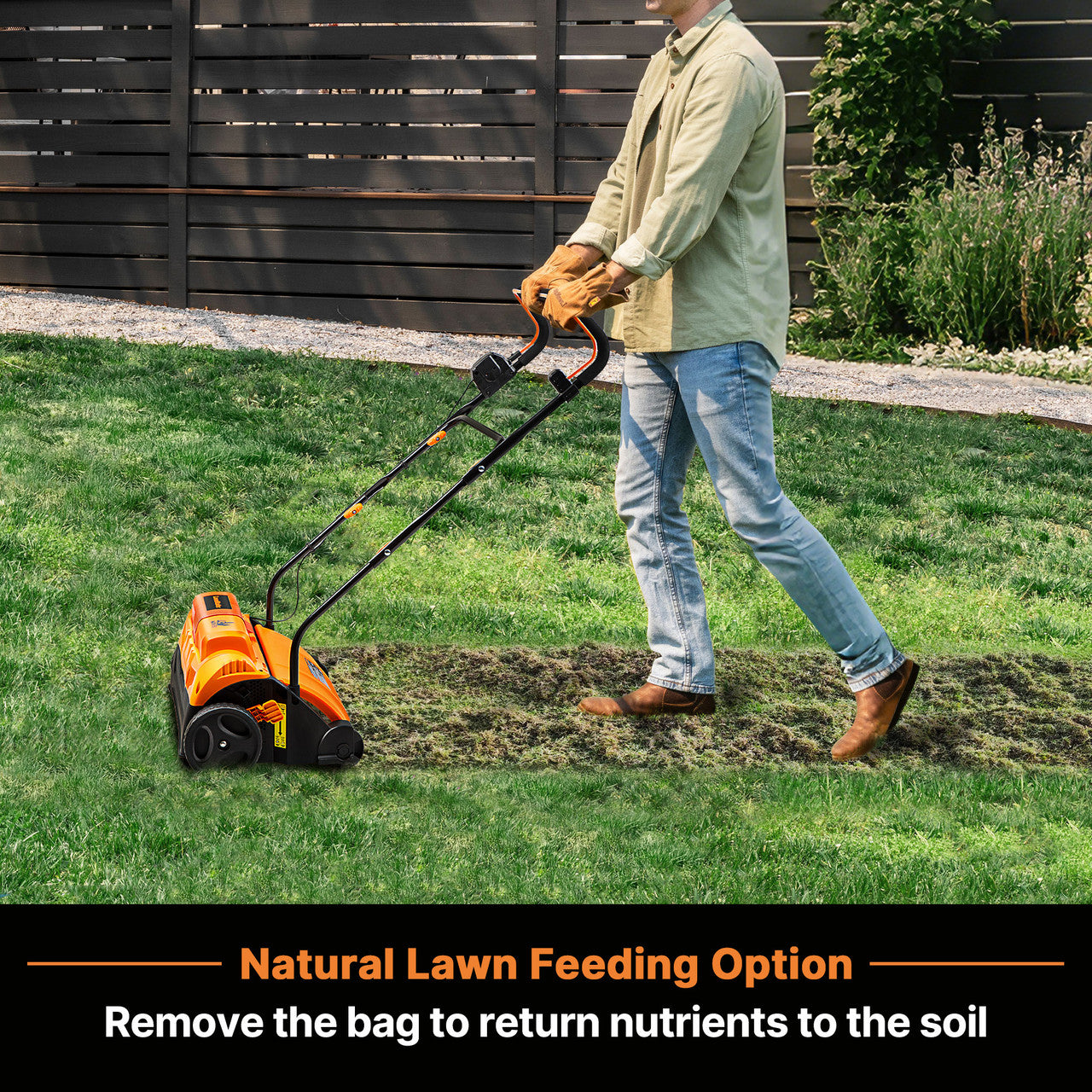 LawnMaster 48V MAX Brushless 16-Inch Cordless Scarifier & Dethatcher, CLGVB4816