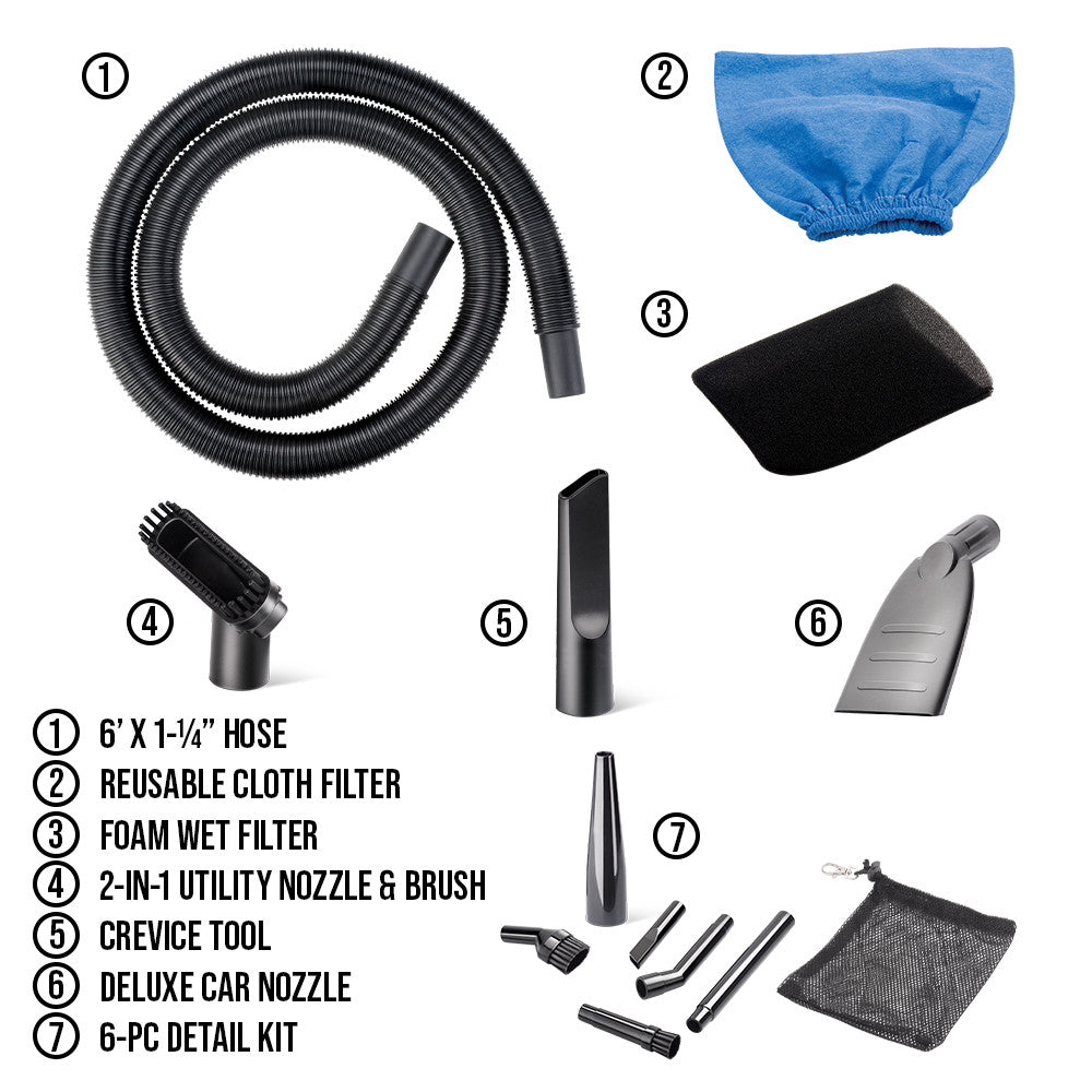 Armor All 2.5-Gallon* 2 Peak HP† Wet/Dry Vac, AA256