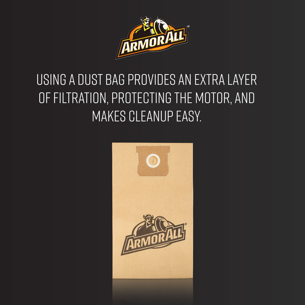 Armor All 2.5-Gallon Wet/Dry Vacuum Dust Bags, 3-Pack, AADBS