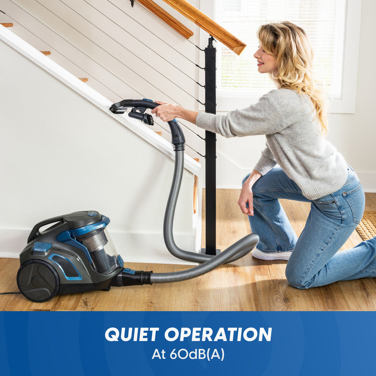 Vacmaster Ultra Silent Bagless Canister Vacuum, CC0501