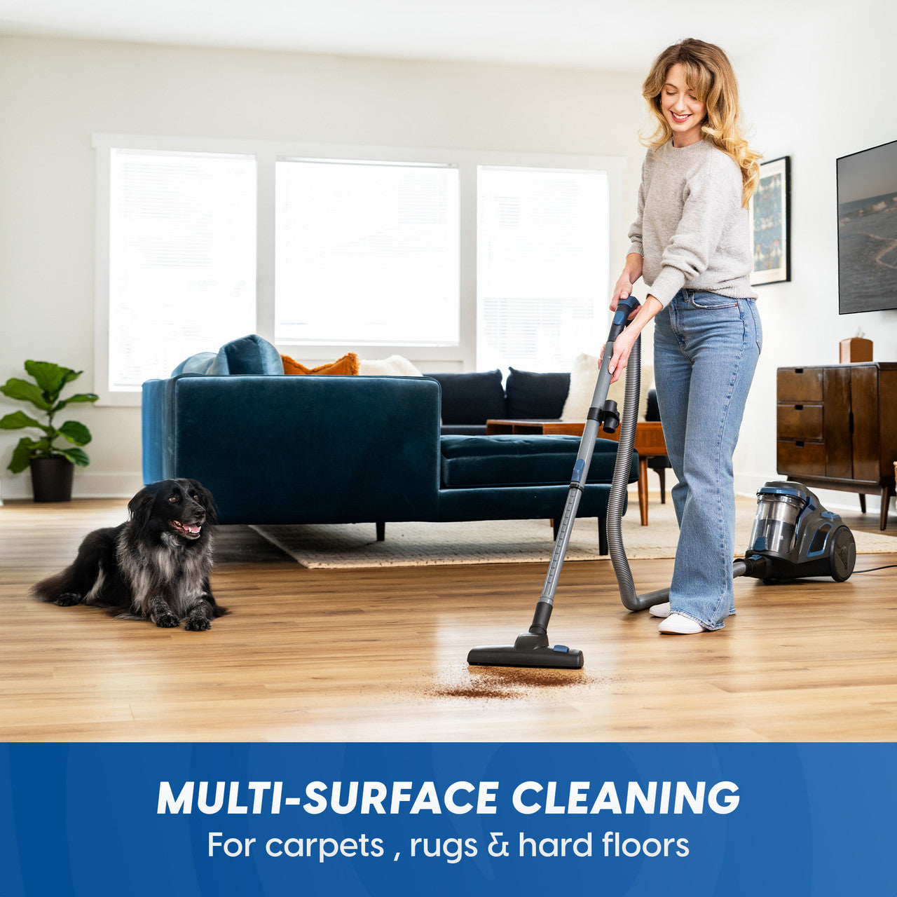 Vacmaster Ultra Silent Bagless Canister Vacuum, CC0501
