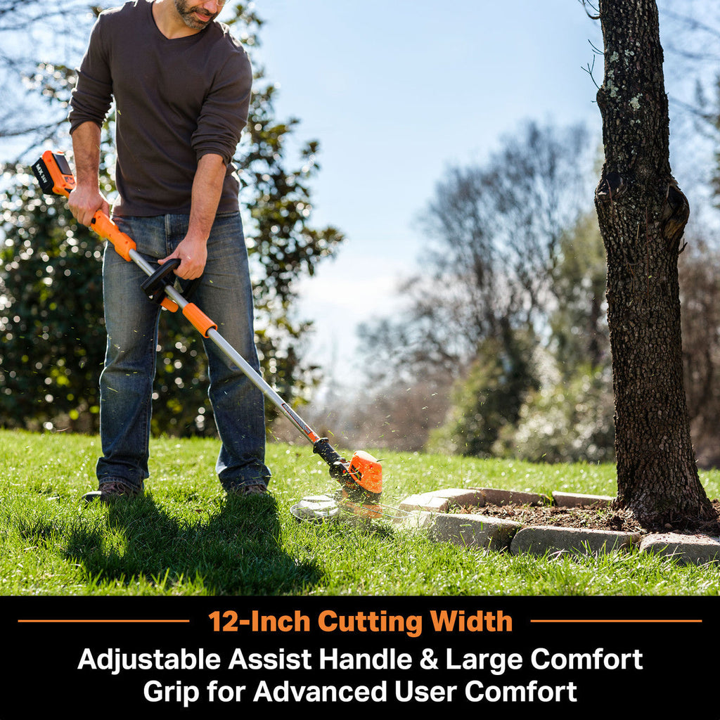 LawnMaster 24V MAX 12” Cordless Grass Trimmer, CLGT2412S