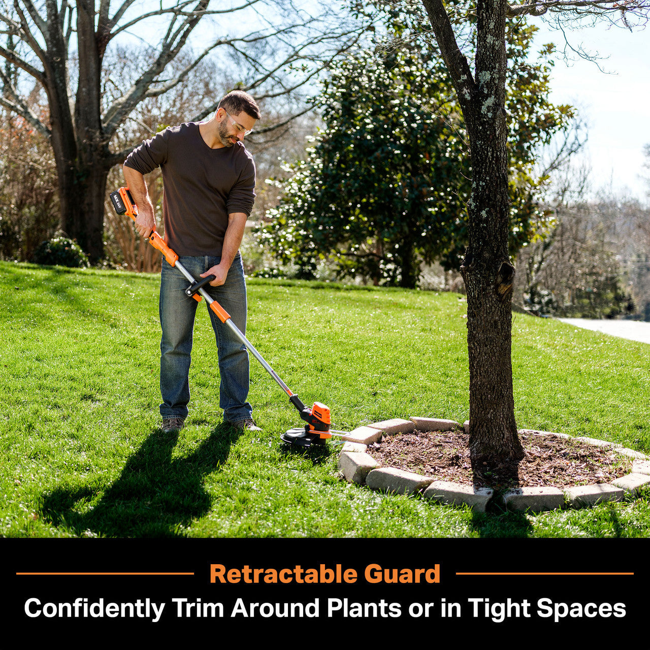 LawnMaster 24V MAX 12” Cordless Grass Trimmer, CLGT2412S