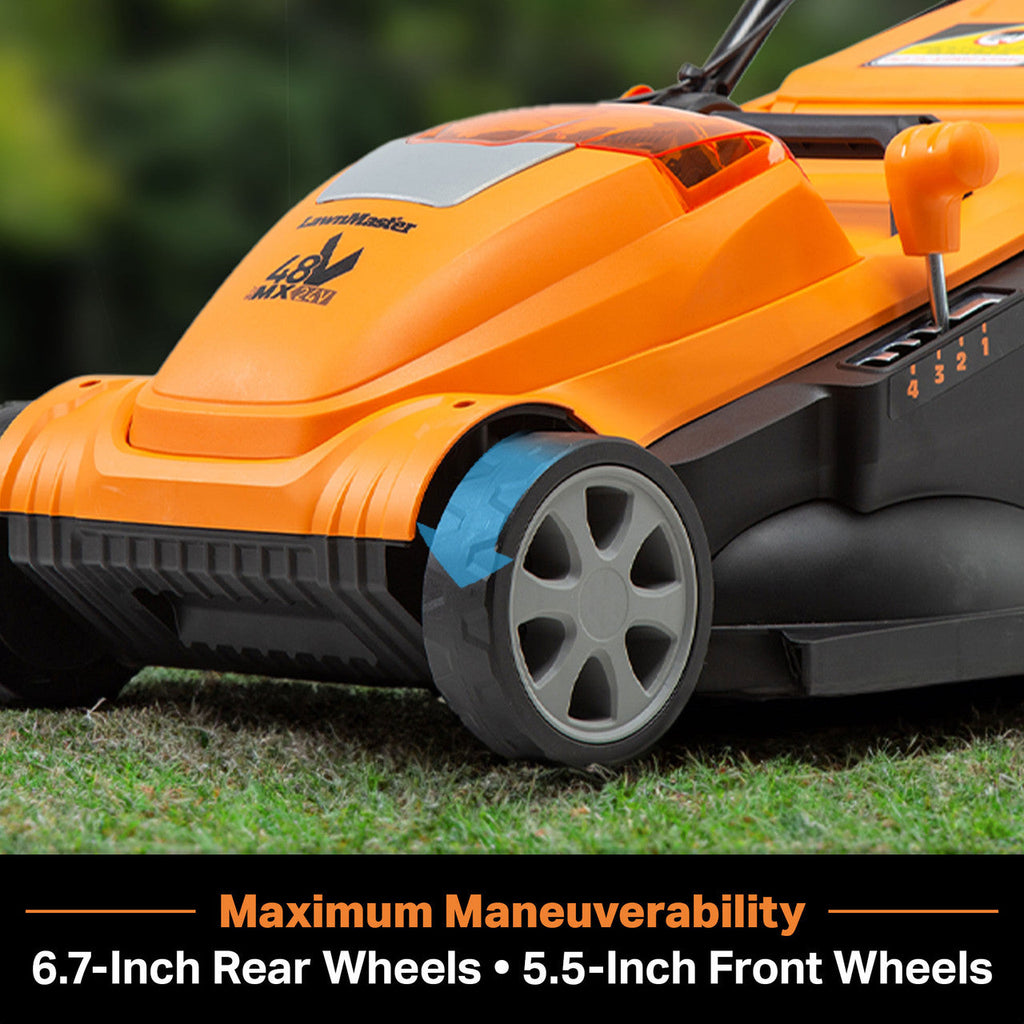 LawnMaster 48V MAX Brushless 15” Cordless Lawn Mower, CLMF4815E