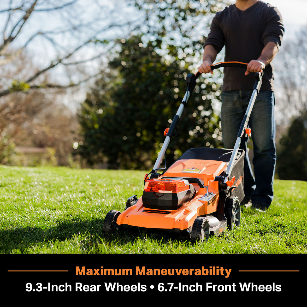 LawnMaster 48V MAX 3-in-1 Brushless 19” Cordless Lawn Mower, CLMF4819A