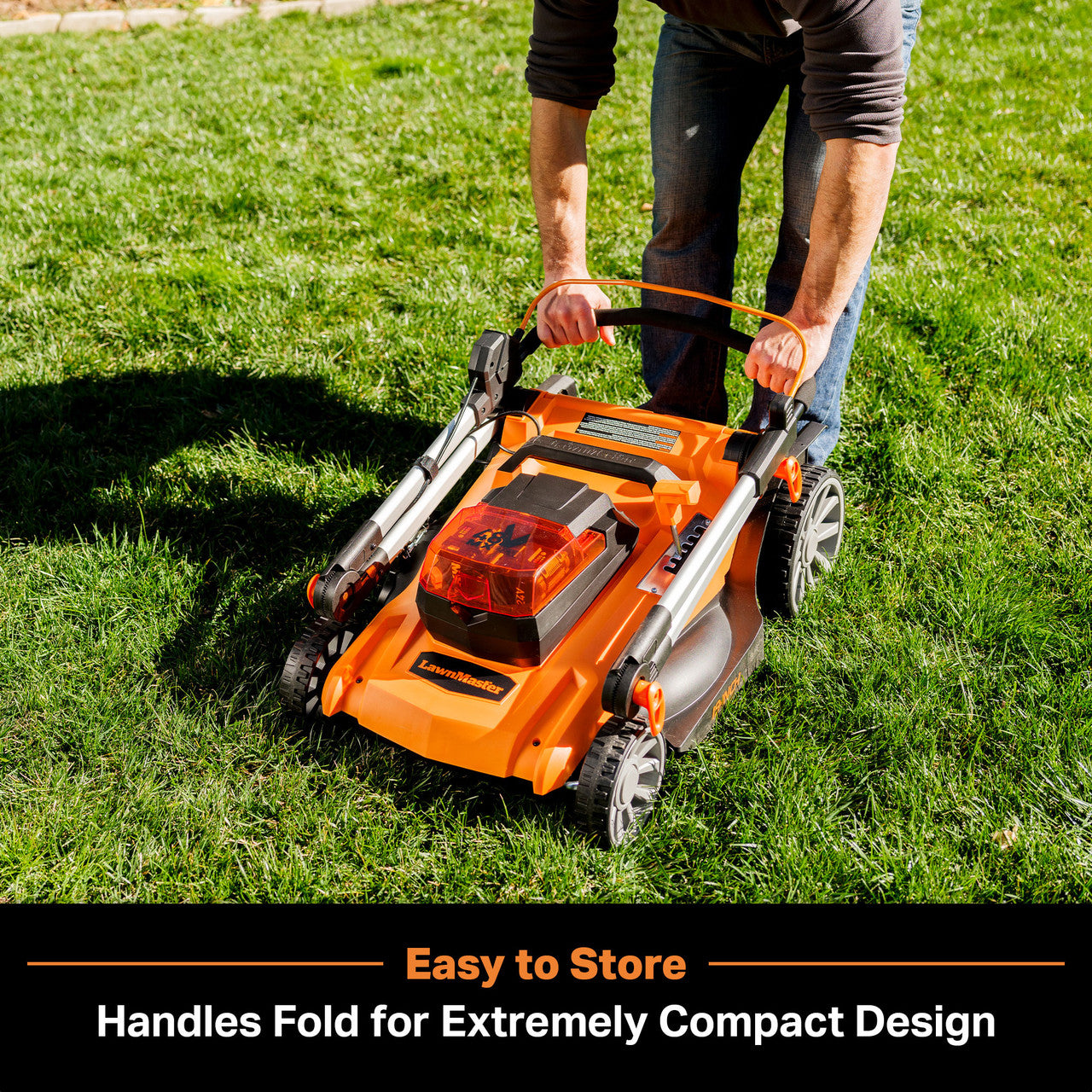 LawnMaster 48V MAX 3-in-1 Brushless 19” Cordless Lawn Mower, CLMF4819A