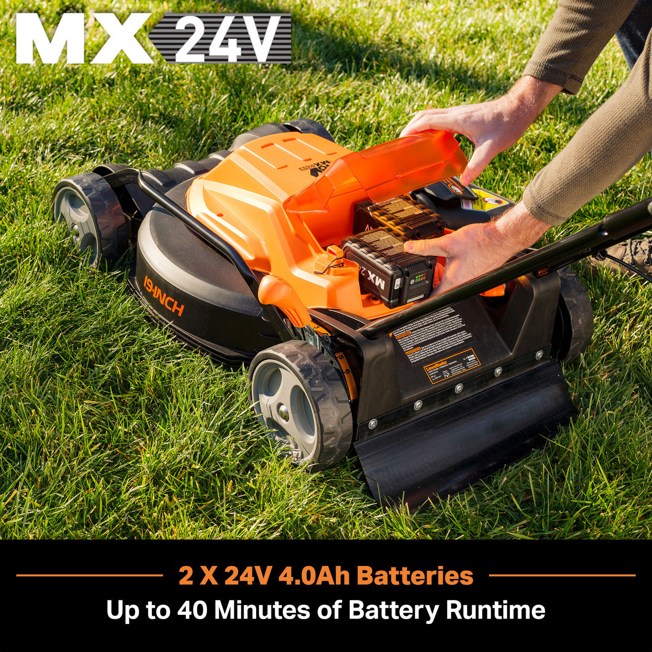 LawnMaster 48V MAX Brushless 19” Cordless Lawn Mower, CLMF4819X