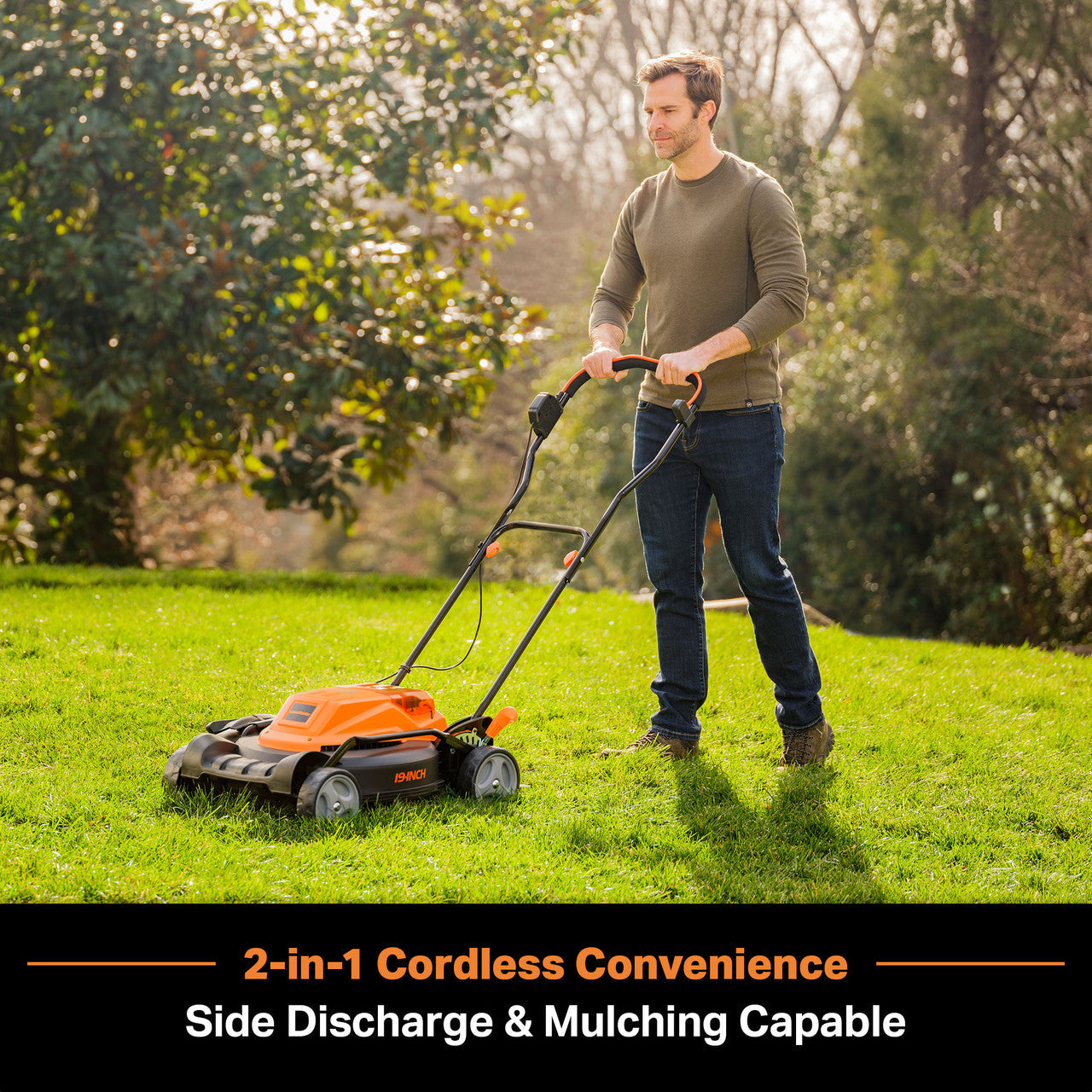 LawnMaster 48V MAX Brushless 19” Cordless Lawn Mower, CLMF4819X