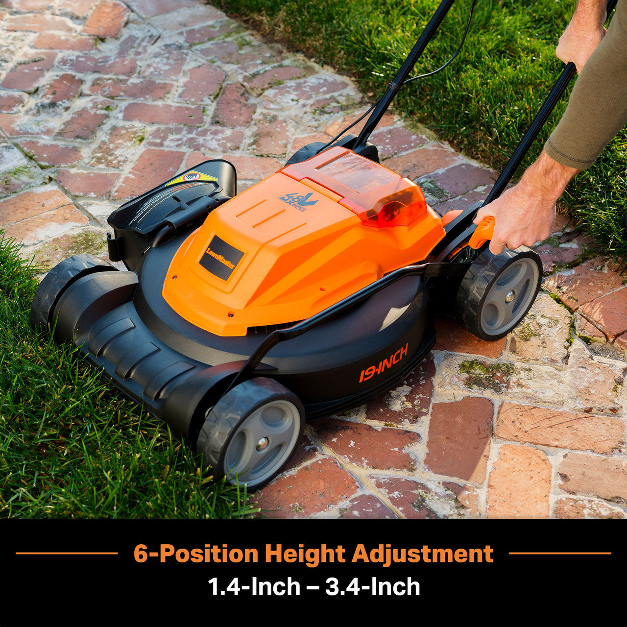 LawnMaster 48V MAX Brushless 19” Cordless Lawn Mower, CLMF4819X