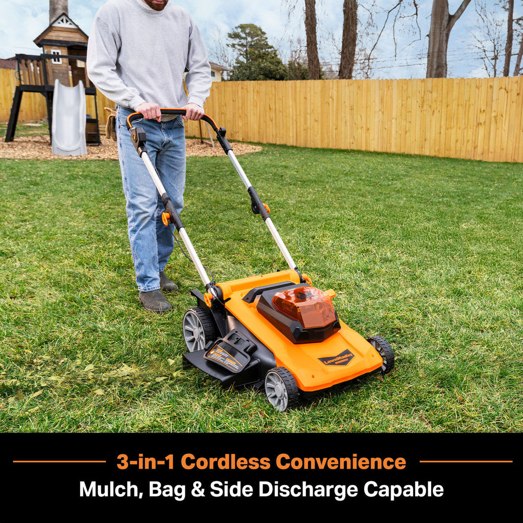 LawnMaster 48V MAX 3-in-1 Brushless 21” Cordless Lawn Mower, CLMF4821A