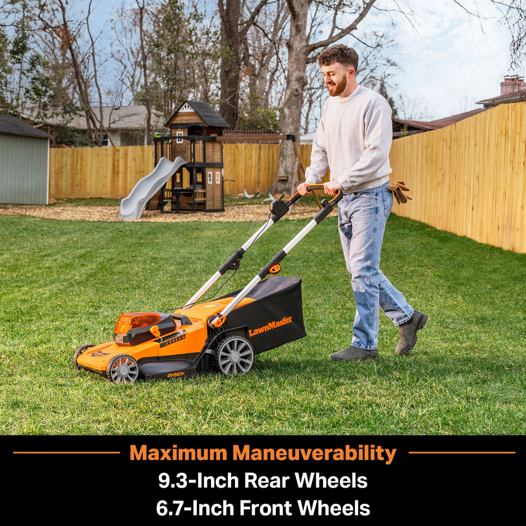 LawnMaster 48V MAX 3-in-1 Brushless 21” Cordless Lawn Mower, CLMF4821A