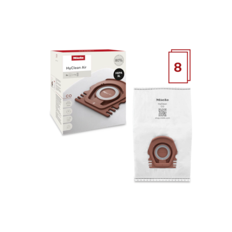Miele Type CO HyClean Dustbags 8 Pack