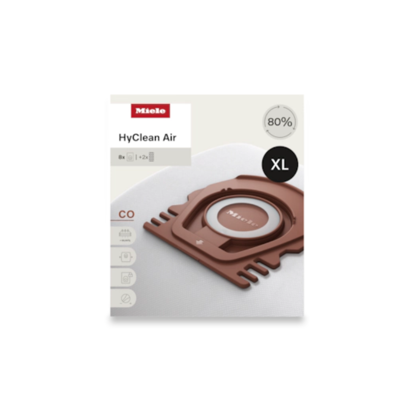 Miele Type CO HyClean Dustbags 8 Pack