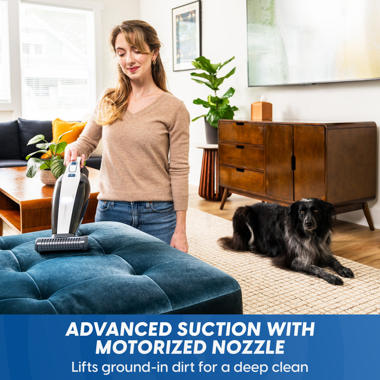 Vacmaster 14.8V Cordless Handheld Vacuum with Motorized Nozzle, DHVB1401