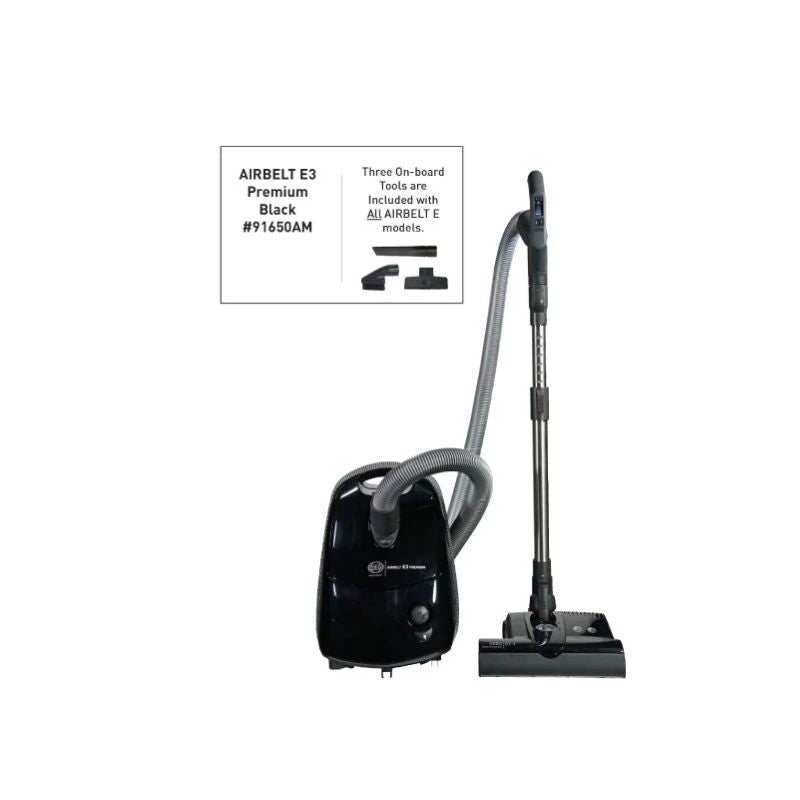 SEBO AIRBELT E3 Premium Canister Vacuum with ET-1 Power Head