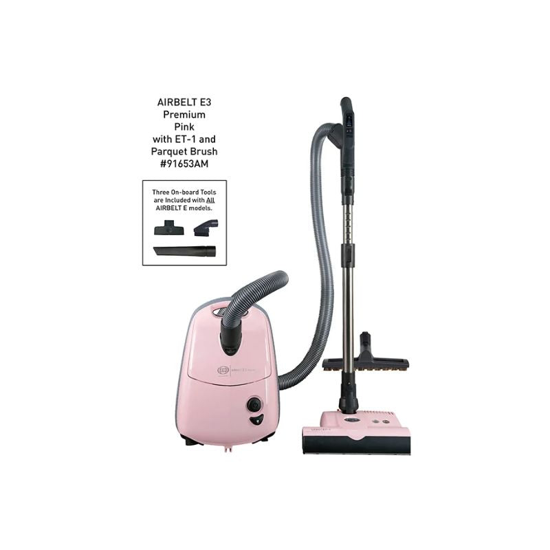 SEBO AIRBELT E3 Premium Canister Vacuum with ET-1 Power Head
